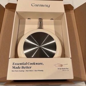 Caraway Cream Non-Stick Saute Pan
